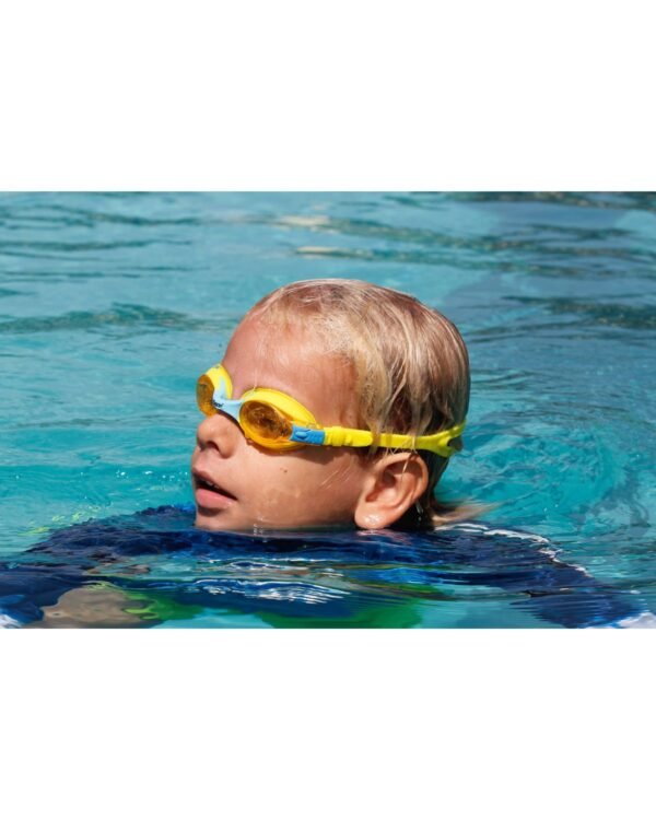 Gafas de Natación Cressi Dolphin 2.0 Amarillo/Azul | Cómodas y Seguras para Niños - Image 3